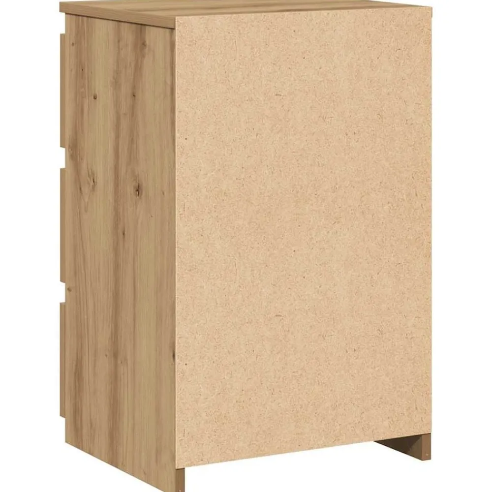 vidaXL Mesas-Mesita de noche madera de ingeniería 40x35x62,5cm