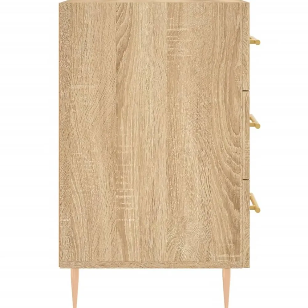 vidaXL Mesita de noche madera de ingeniería 40x40x66 cm Roble Sonoma Outlet