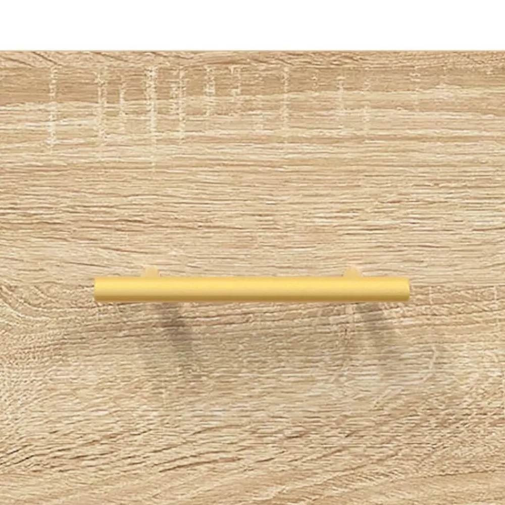 vidaXL Mesita de noche madera de ingeniería 40x40x66 cm Roble Sonoma Outlet