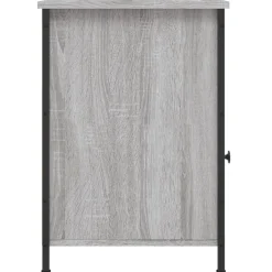 vidaXL Mesita de noche madera contrachapada 40x42x60 cm Gris sonoma Hot