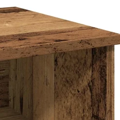 vidaXL Mesita de noche madera de ingeniería envejecida 40x36x65 cm Madera antigua Online