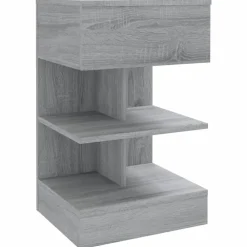 vidaXL Mesas-Mesita de noche madera contrachapada 40x35x65 cm