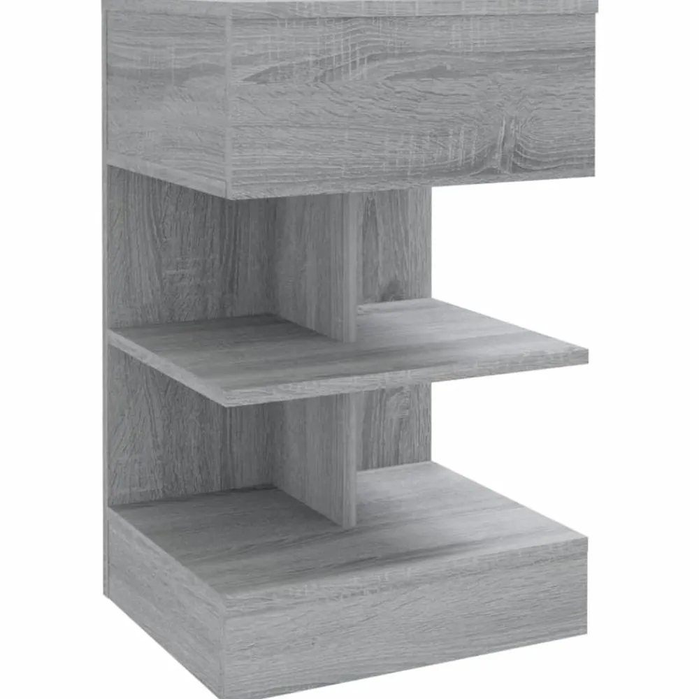 vidaXL Mesas-Mesita de noche madera contrachapada 40x35x65 cm