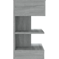 vidaXL Mesas-Mesita de noche madera contrachapada 40x35x65 cm