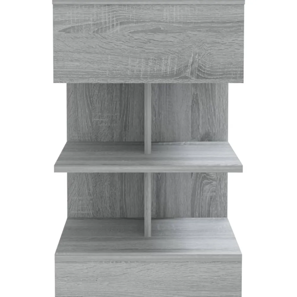 vidaXL Mesas-Mesita de noche madera contrachapada 40x35x65 cm