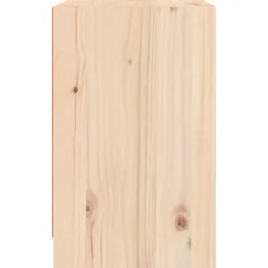 vidaXL Mesita de noche madera maciza de pino 40x31x50 cm Natural Clearance