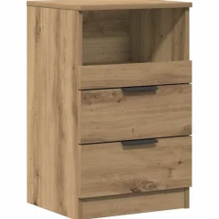 vidaXL Mesas-Mesita de noche madera de ingeniería 40x36x65 cm