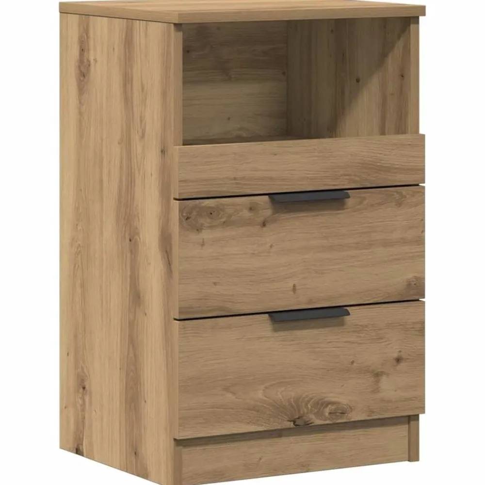 vidaXL Mesas-Mesita de noche madera de ingeniería 40x36x65 cm