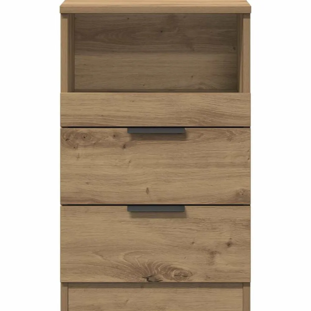 vidaXL Mesas-Mesita de noche madera de ingeniería 40x36x65 cm