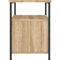 vidaXL Mesas-Mesita de noche madera de ingeniería 34x35,5x50 cm