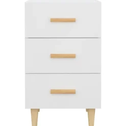 vidaXL Mesas-Mesita de noche madera de ingeniería 40x40x66 cm