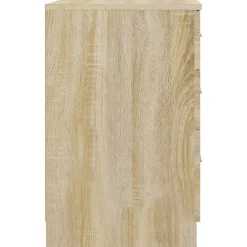 vidaXL Mesas-Mesita de noche madera contrachapada 40x40x63 cm
