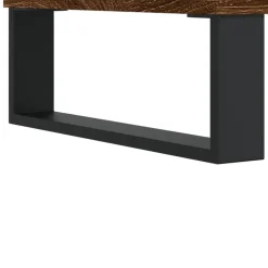 vidaXL Mesas-Mesita de noche madera de ingeniería marrón roble 40x40x50 cm