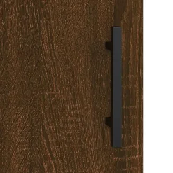vidaXL Mesas-Mesita de noche madera de ingeniería marrón roble 40x40x50 cm