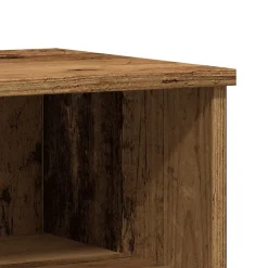 vidaXL Mesas-Mesita de noche madera ingeniería madera envejecida 40x35x50 cm
