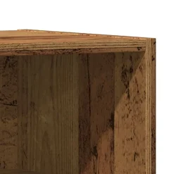 vidaXL Mesita de noche madera de ingeniería envejecida 40x30x50 cm Madera antigua Best