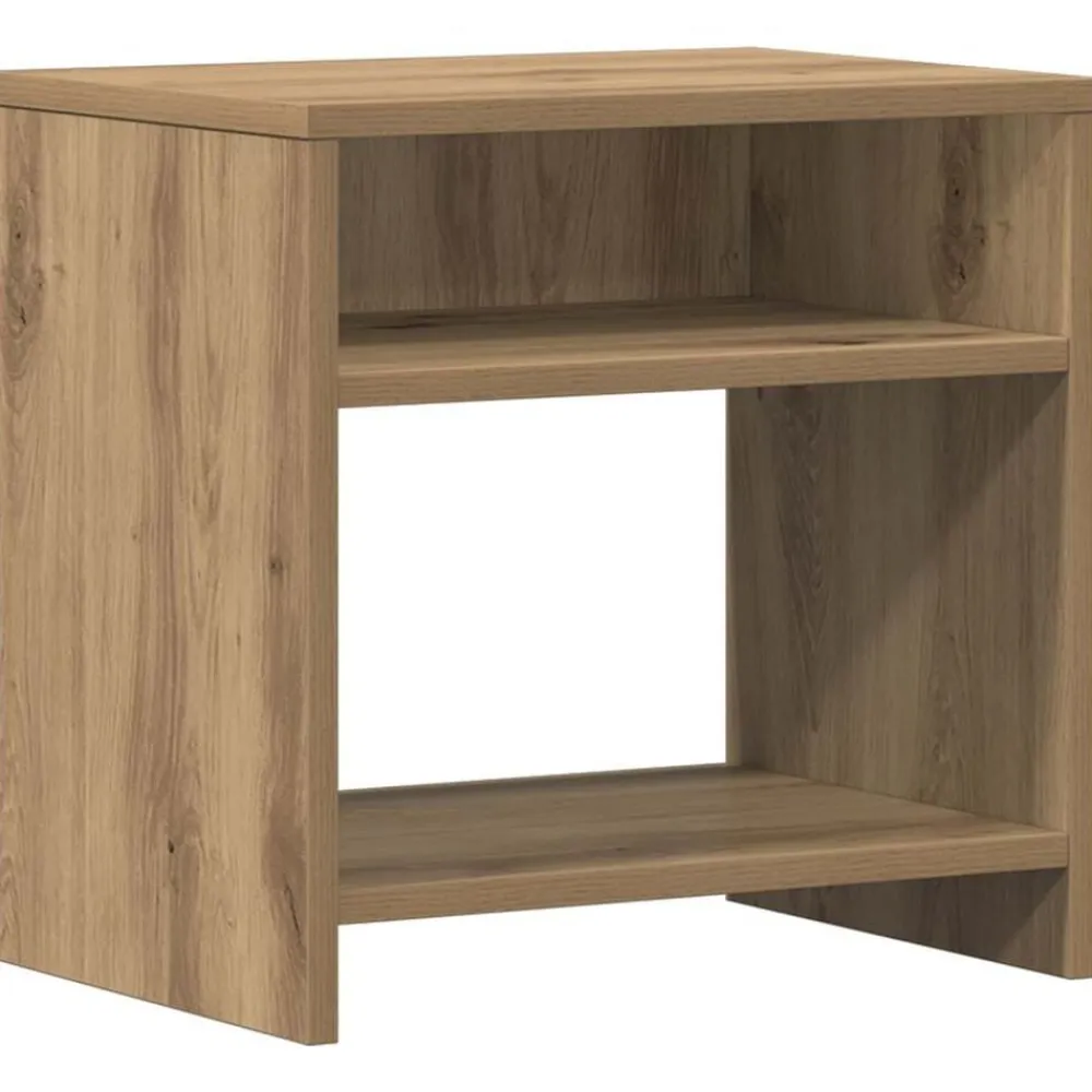 vidaXL Mesas-Mesita de noche madera de ingeniería artisian 40x30x40 cm