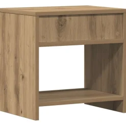 vidaXL Mesas-Mesita de noche madera de ingeniería artisian 40x30x40 cm