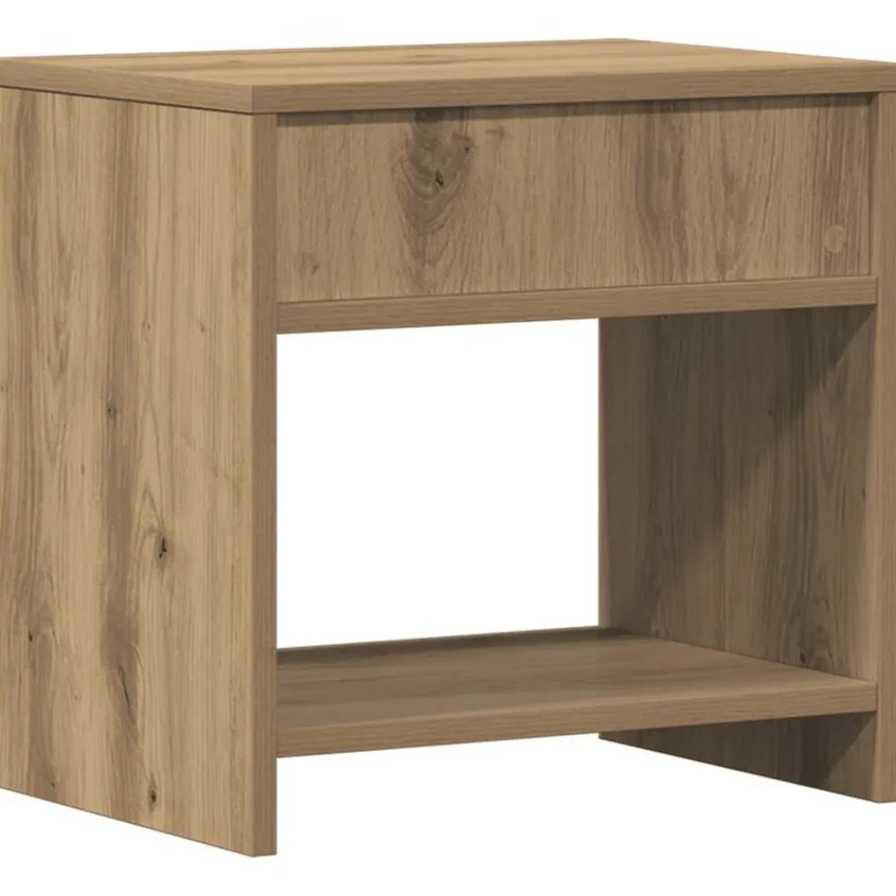 vidaXL Mesas-Mesita de noche madera de ingeniería artisian 40x30x40 cm