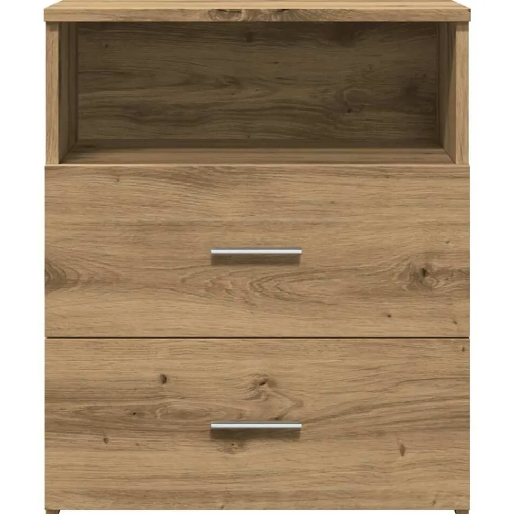 vidaXL Mesas-Mesita de noche madera de ingeniería 50x32x60 cm