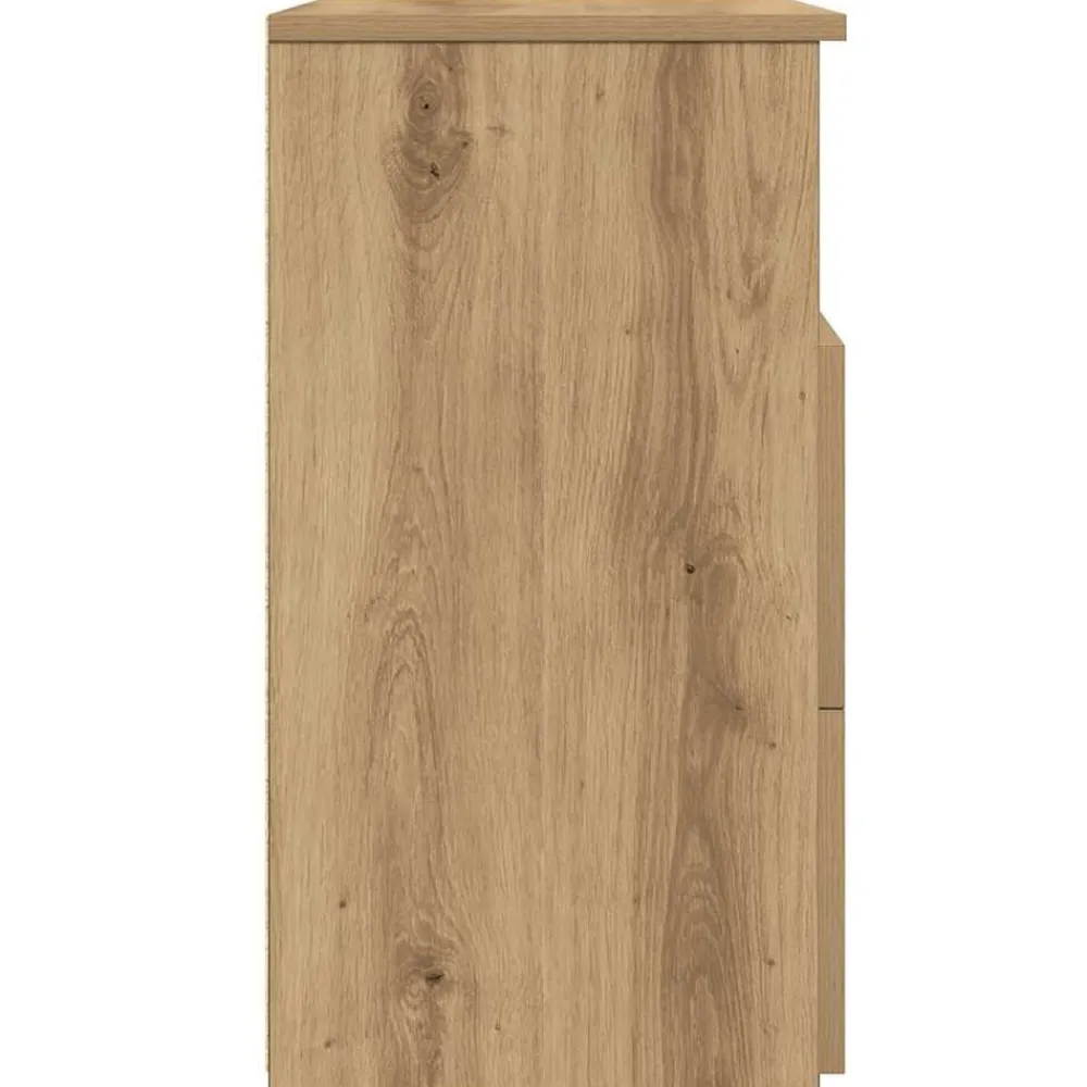 vidaXL Mesas-Mesita de noche madera de ingeniería 50x32x60 cm