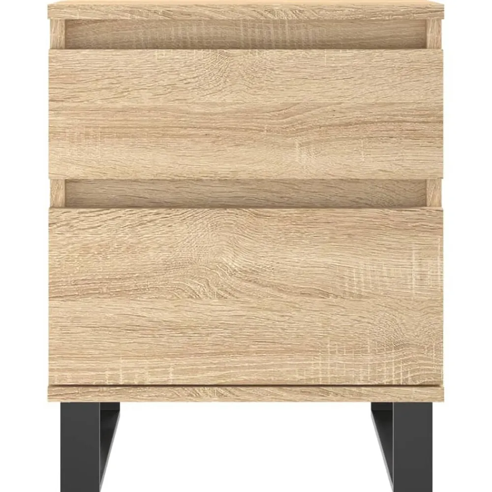 vidaXL Mesita de noche madera de ingeniería 40x35x50 cm Roble Sonoma Best