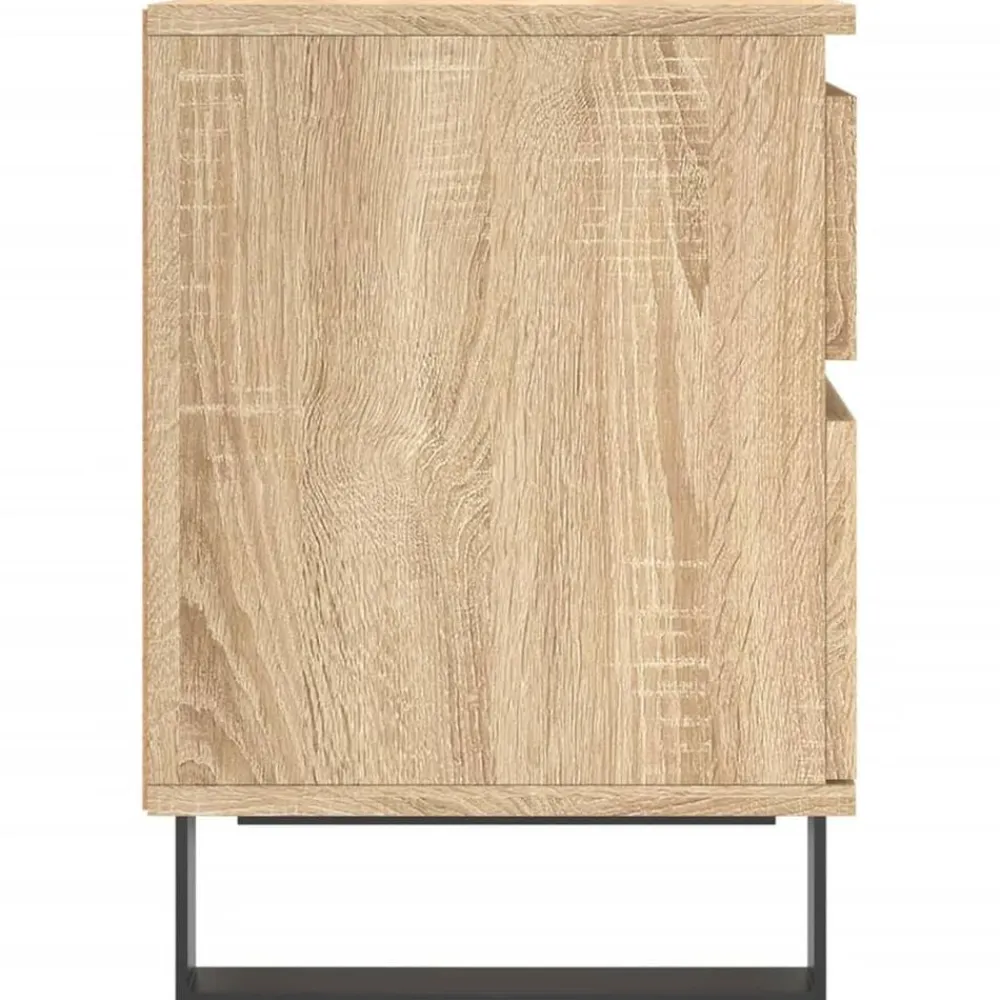 vidaXL Mesita de noche madera de ingeniería 40x35x50 cm Roble Sonoma Best