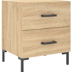 vidaXL Mesita de noche madera de ingeniería 40x35x47,5 cm Roble Sonoma Outlet