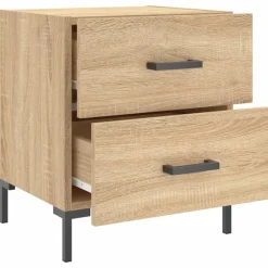 vidaXL Mesita de noche madera de ingeniería 40x35x47,5 cm Roble Sonoma Outlet