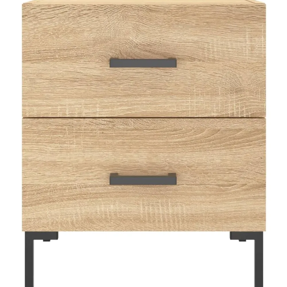 vidaXL Mesita de noche madera de ingeniería 40x35x47,5 cm Roble Sonoma Outlet