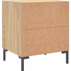 vidaXL Mesita de noche madera de ingeniería 40x35x47,5 cm Roble Sonoma Outlet