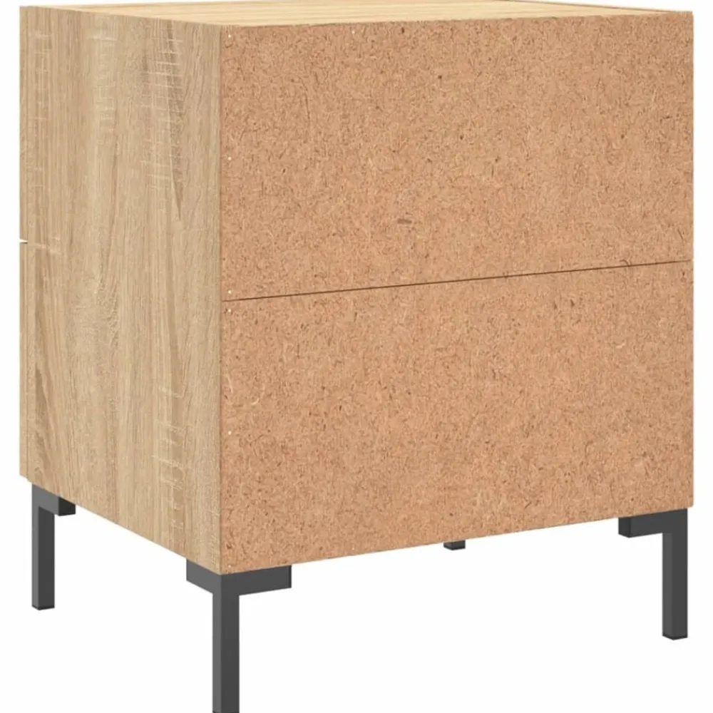 vidaXL Mesita de noche madera de ingeniería 40x35x47,5 cm Roble Sonoma Outlet