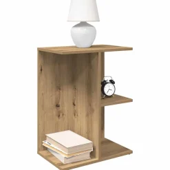 vidaXL Mesas-Mesita noche 2 uds madera ingeniería 46,5x29x61cm