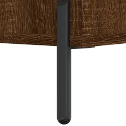 vidaXL Mesas-Mesita noche 2 uds madera ingeniería marrón roble 40x35x47,5 cm