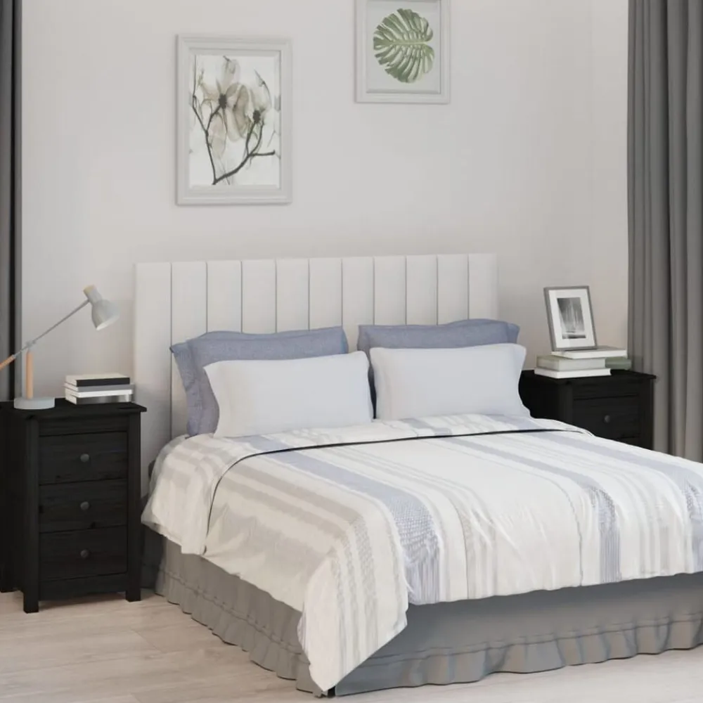 vidaXL Mesas-Mesitas de noche 2 uds madera maciza de pino 40x35x61,5cm