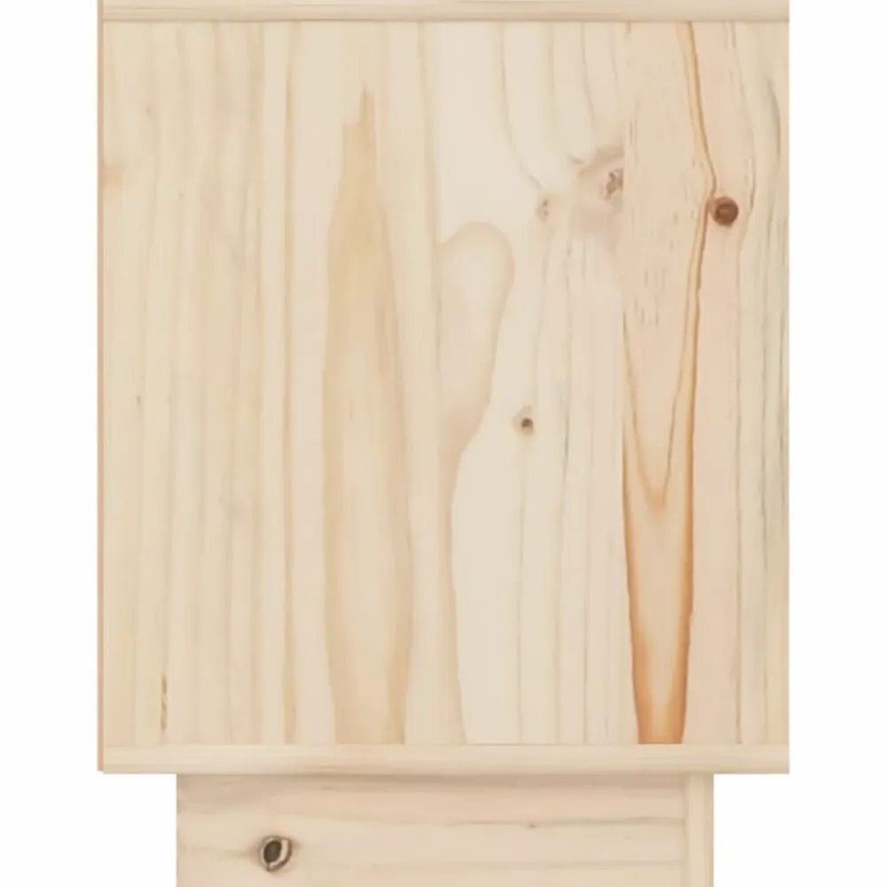 vidaXL Mesas-Mesitas de noche 2 uds madera maciza de pino 40x30x40 cm