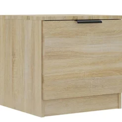 vidaXL Mesitas de noche 2 unidades color 40x39x40 cm Roble Sonoma Outlet