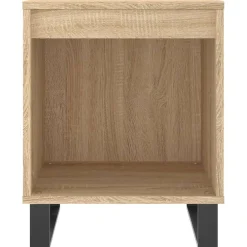 vidaXL Mesas-Mesitas noche 2 uds madera ingeniería 40x35x50 cm