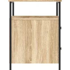 vidaXL Mesitas noche 2 uds madera ingeniería 44x45x60 cm Roble Sonoma Best