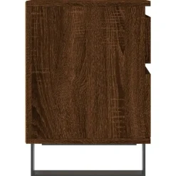vidaXL Mesas-Mesitas noche 2 uds madera ingeniería marrón roble 40x35x50 cm