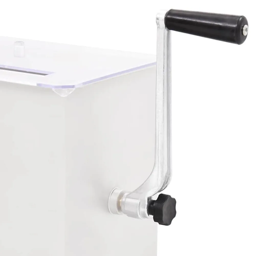 vidaXL Cocina Y Comedor-Mezcladora de carne con tapa acero inoxidable plateado