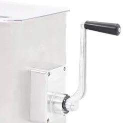 vidaXL Mezcladora de carne con caja engranajes acero inox. plateado Discount