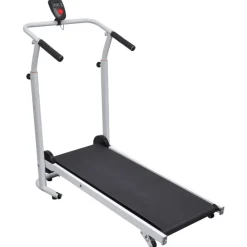 vidaXL Fitness Y Musculación-Mini cinta andadora plegable negra 93x36 cm