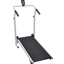 vidaXL Fitness Y Musculación-Mini cinta andadora plegable negra 93x36 cm