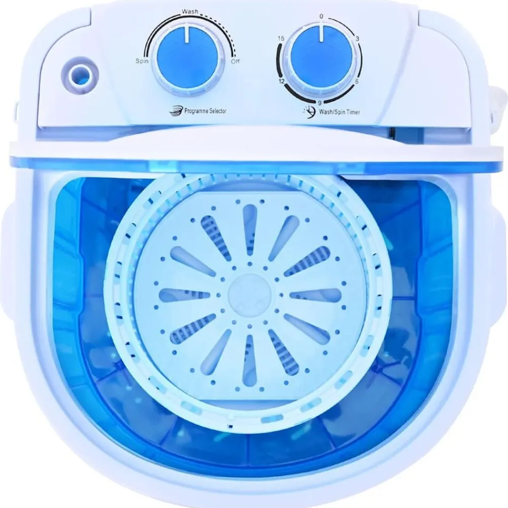 vidaXL Electrodomésticos-Mini lavadora con 1 tambor 2,6 kg