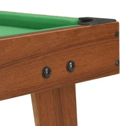 vidaXL Mini mesa de billar marrón y verde 92x52x19 cm Marr&oacute;n y verde