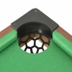 vidaXL Mini mesa de billar marrón y verde 92x52x19 cm Marr&oacute;n y verde