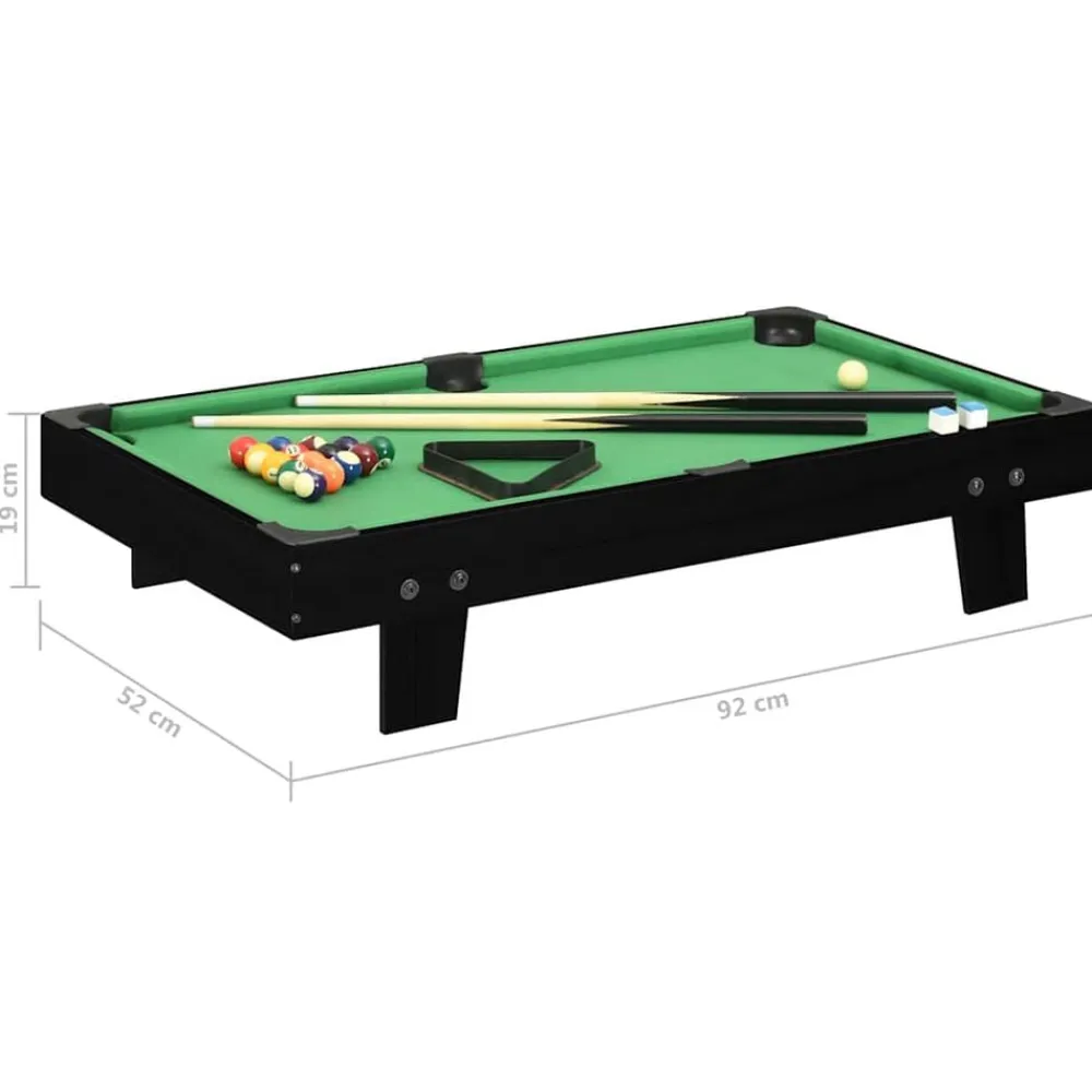 vidaXL Juegos De Interior-Mini mesa de billar 92x52x19 cm