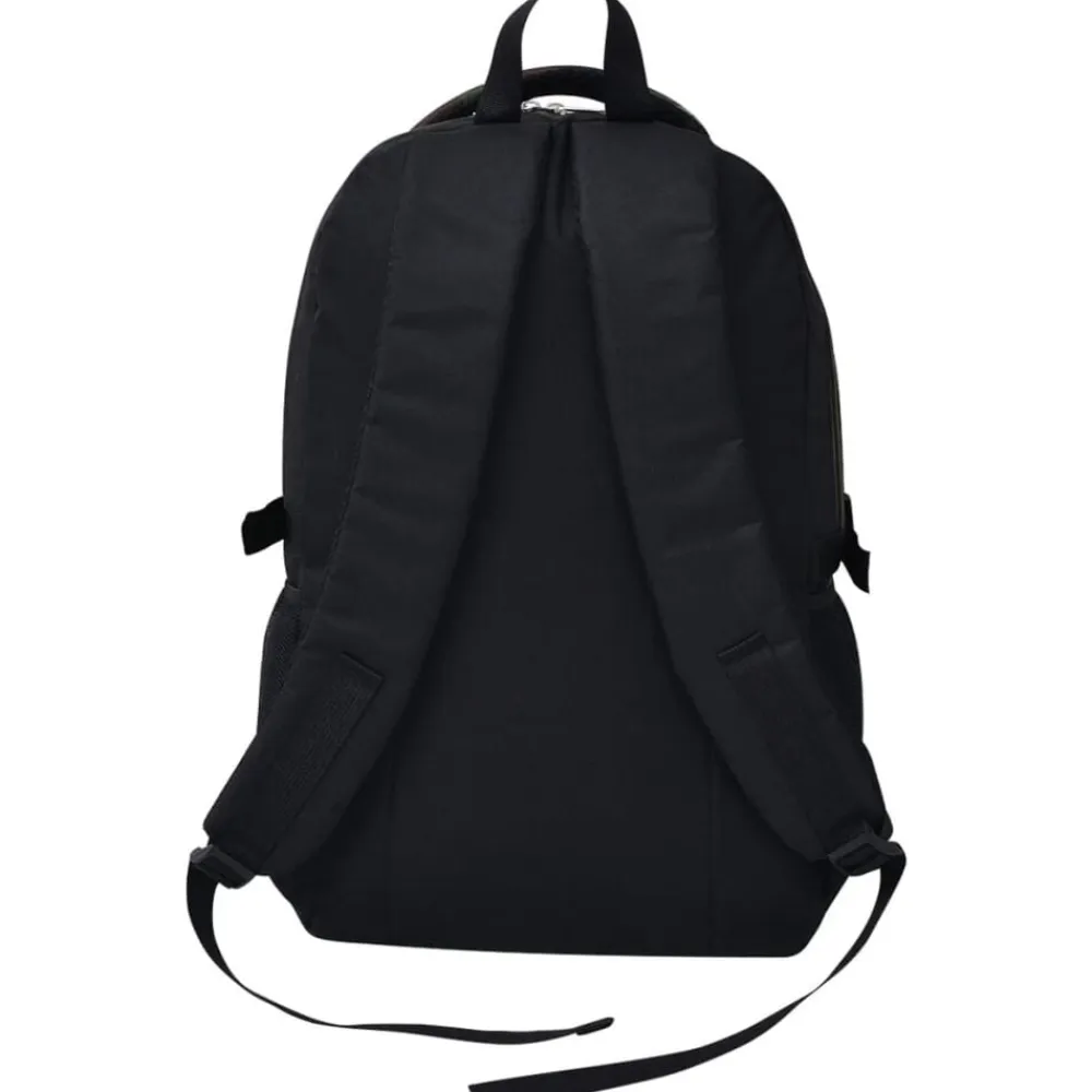 vidaXL Mochila de colegio 40 L negra y Camuflaje Best