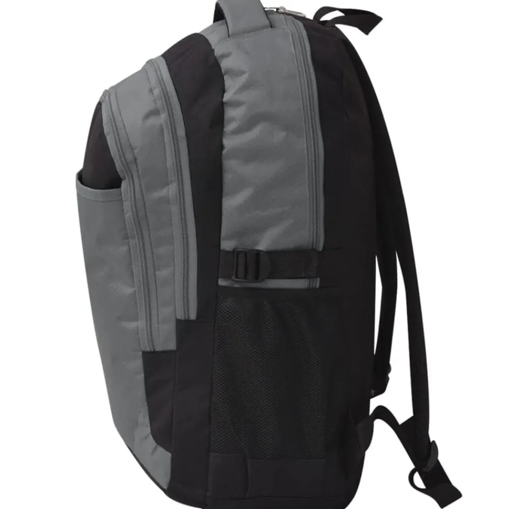 vidaXL Maletas Y Bolsos De Viaje-Mochila de colegio 40 L negra y